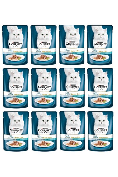Gourmet Purina Perle 12 Adet Izgara Ton Balıklı Konserve 85 gr