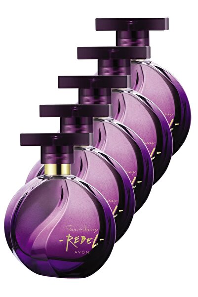 AVON Far Away Rebel Kadın Parfüm Edp 50 ml Beşli Set