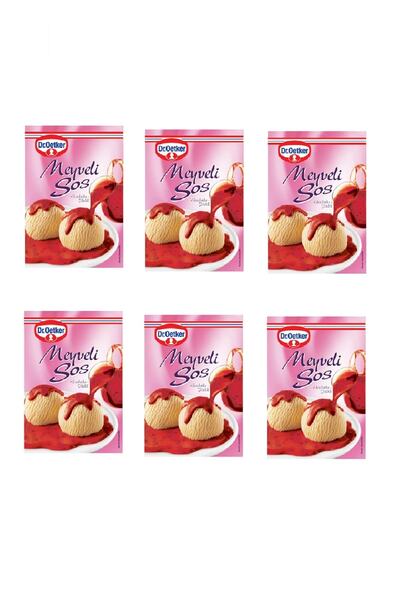 Pakmaya Dr.oetker Meyveli Sos 80 Gr X 6 Adet