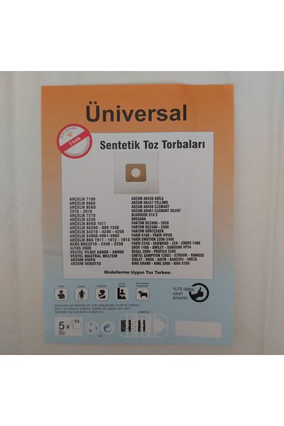 Universal 25 Pcs Synthetic Universal Dust Bags - the Price Is