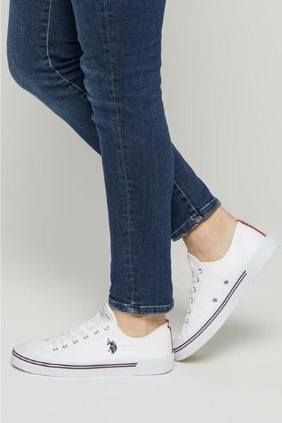U.S. Polo Assn. Unisex White Penelope 1fx 272 Pool Sneaker 40-45