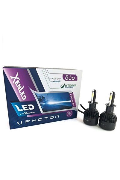 Photon Vw Bora Led Sis Farı Ampulü Duo H3