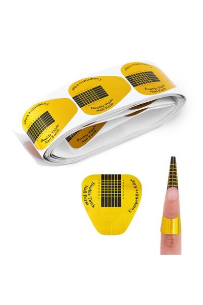 Nail Master Gold Protez Tırnak Şablon (100adet)