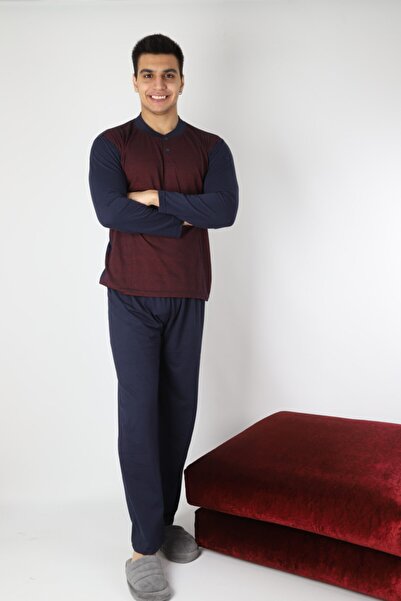 Rimoli 100% бавовняний жакардовий чоловічий піжамний комплект 1001