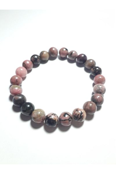 Doğaltaş Rhodonite Bracelet (8 Mm)