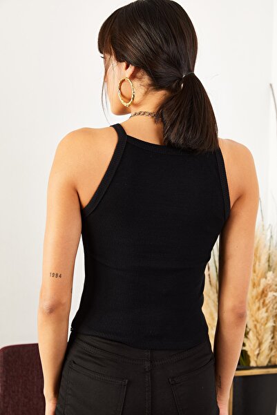 Olalook Dámská černá košilka s páskem Body BDY-00000015