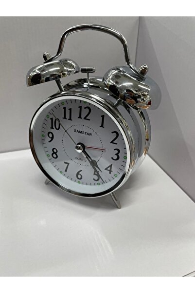 Genel Markalar Modern Metal Masa Saati, Zilli Model, Garantili, Şık ve Dayanı...