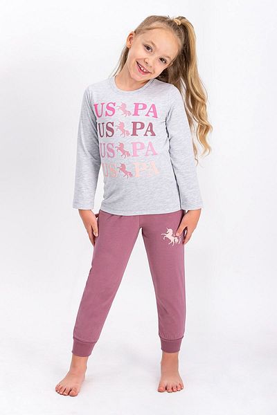 U.S. Polo Assn. Σετ πιτζάμες για κορίτσι με άδεια χρήσης