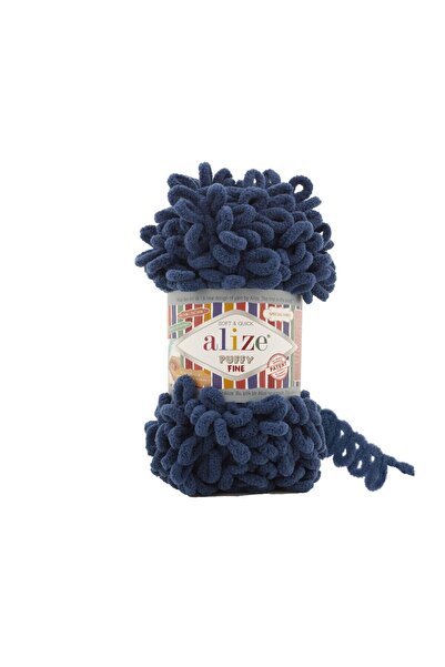 Alize 5 τεμάχια Puffy Fine 93 Χρώμα πετρελαίου