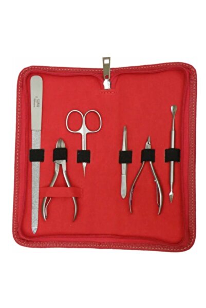 Solingen Manikür Pedikür Çantası 6'lı (boş çanta)