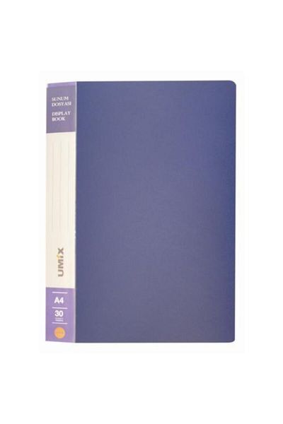 Umix Catalog File Standard 30 Sheets Navy Blue