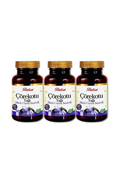 Balen سوفت جيل 80 كبسولة زيت الكمون الأسود الناعم - 3 قطع