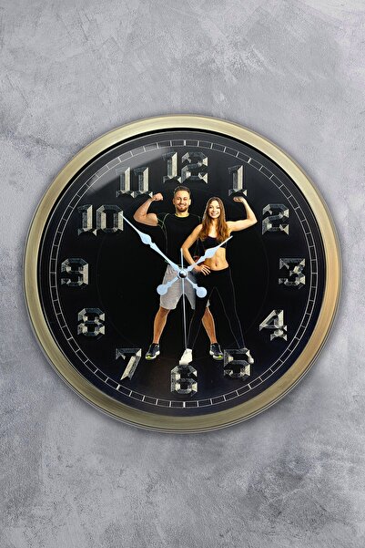Dream Gift Ρολόι τοίχου Fitness 40 cm Antique Metal