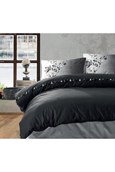 Cotton Box - Даррен Чорний Candy Двоспальний комплект постільної білизни