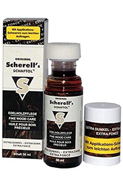 Scherell's Schaftöl Extra Dark Brown Kundak Yağı 50 ml