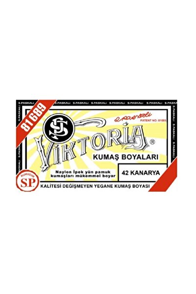 Viktoria Kanarya Kumaş Boyası