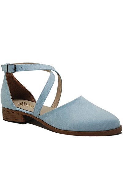 Modamela Kadın Mavi Babet