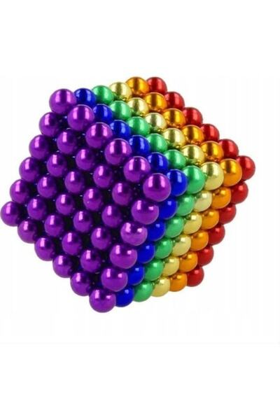 Egonex - Renkli Manyetik Mıknatıs Toplar 5mm 216 Adet