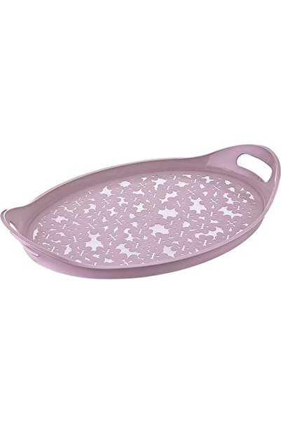 HOBBY LİFE Demet Hobby Life Lover Oval Tray Tepsi Pembe Küçük