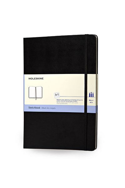Moleskine Large Size Hard Cover Black Sketchbook U96319