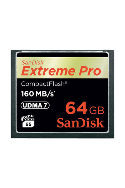 SanDisk 64  GB CF KART 160Mb/s EXT PRO SDCFXPS-064G-X46