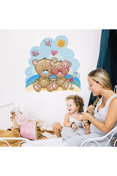 Tilki Dünyası Autocolant decorativ de perete pentru camera copiilor Care Bears