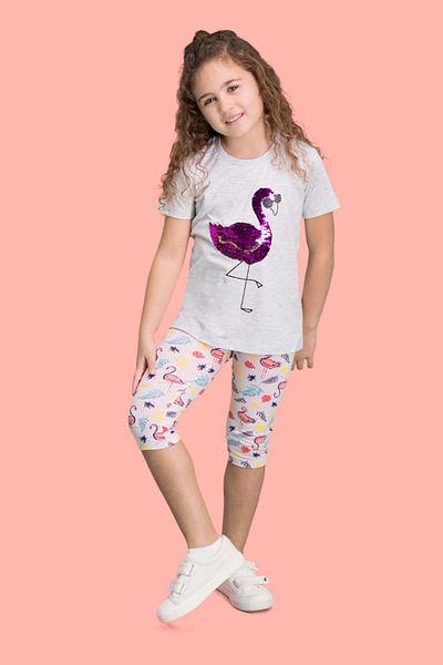 ROLY POLY Κοντό μανίκι λευκό κάπρι για κορίτσια (rpoly1470g)