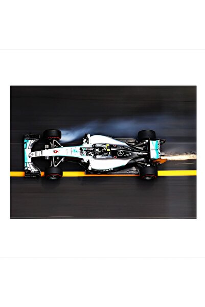 Cakatablo 50cmX70cm Ahşap Tablo F1 Nico Rosberg - Mercedes