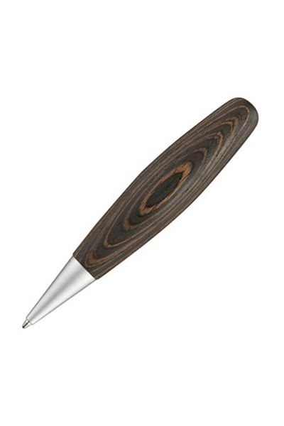 E+M E+M Move Zebrano Maron Ballpoint Pen and Felt Case