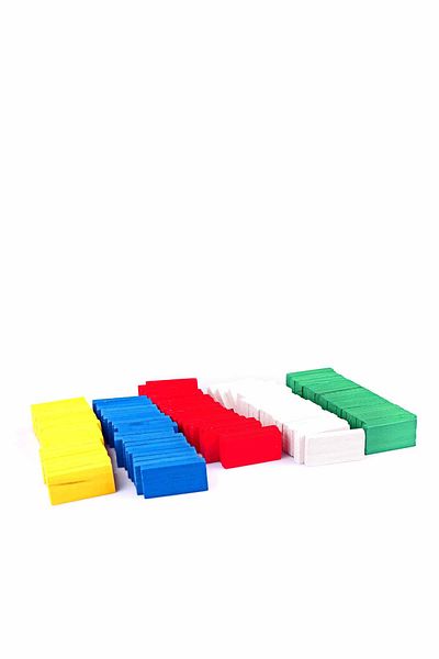 Learning Toys 100-Piece Wooden Domino Set /