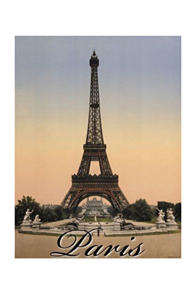 HOUSE2HOME Poster din carton Turnul Eiffel din Paris 24 X 32 Cm