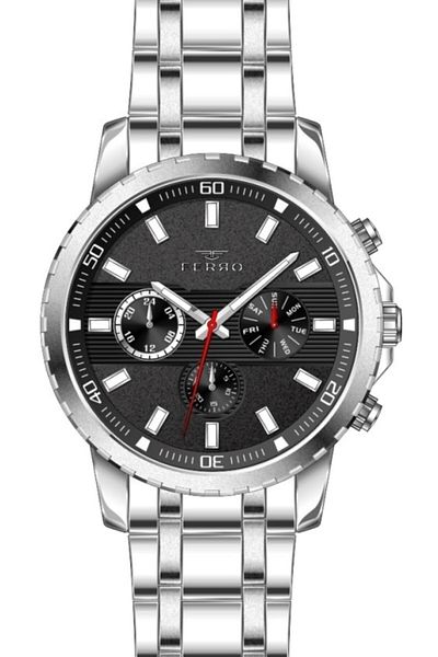FERRO Men's Silver Wristwatch Fm31167A-A2