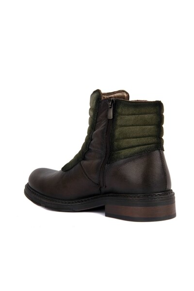 SailLakers Genuine Leather Men's Green Boots 102-2750-61360 - R6