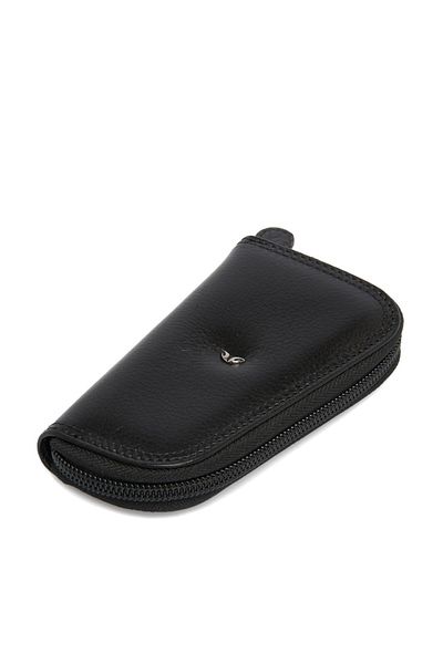 Tergan Πορτοφόλι Unisex από γνήσιο δέρμα μαύρο S1AN 00000090