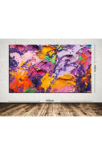Tablo Center Dev Boyut Soyut Kanvas Tablo 100x140cm