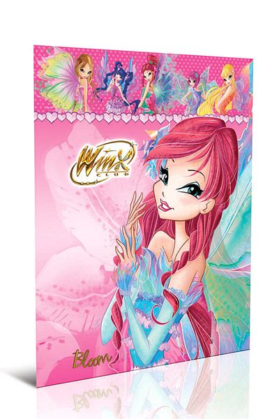 Gıpta دفتر ملاحظات بغطاء من الورق المقوى Winx A6 3123