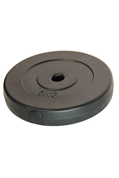 SPOR724 Dambıl Halter Ağırlık Seti - 5 Kg. Vinyl Plaka Flanş 1 Adet - VP500