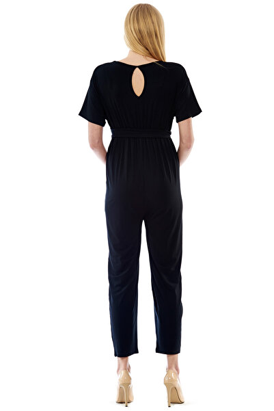 Motherway Black Maternity Jumpsuit Em357