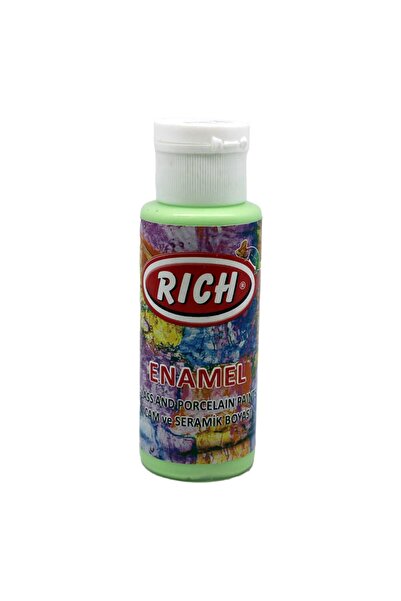Rich RİCH ENAMEL CAM-SERAMİK BOYASI 70CC 317 ELMA YEŞİL