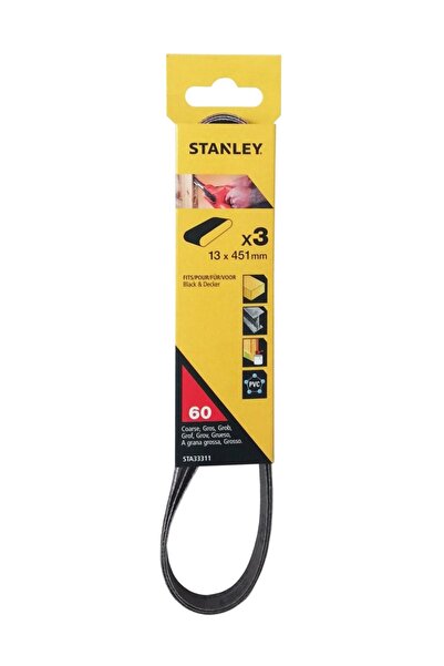 Stanley STA33311 3 Parça 13x451mm Bant Zımpara Kayışı