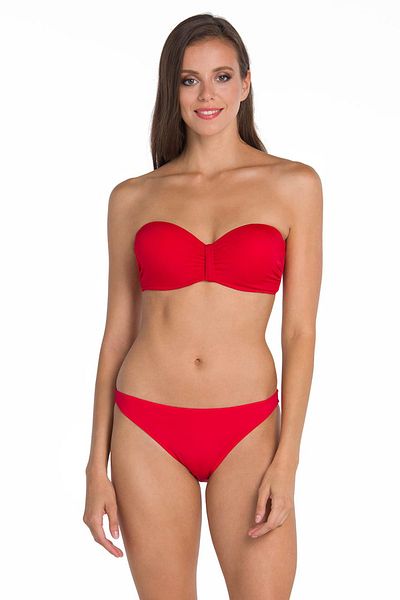 Dagi Rote Damen-Bikinihose mit Rand, 4 cm, B01160400