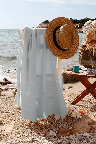 Bedinn Peshtemal Peşteplaj Light gray Pst355