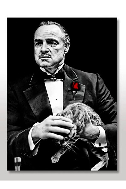 Cakatablo 35cmX50cm Ahşap Tablo The Godfather