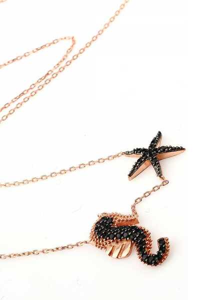 Welch Kadın 925 Ayar Denizatı Ve Yıldız Detaylı Gümüş Kolye W366