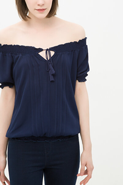 Koton Női sötétkék blúz 6YAL69088OW