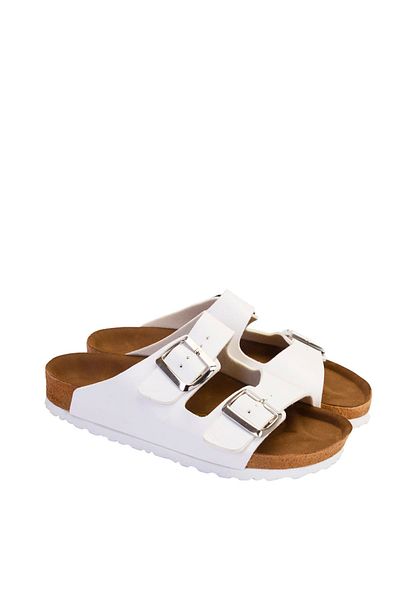 Slazenger Γυναικείες Λευκές Παντόφλες - Φακός - SA19SK004