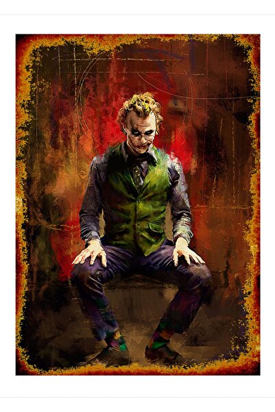 Cakatablo 50cmX70cm Ahşap Tablo Joker Boydan