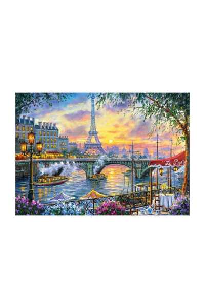 Castorland Puzzle Puzzle 500 Parça Paris'Ta Çay Molası /