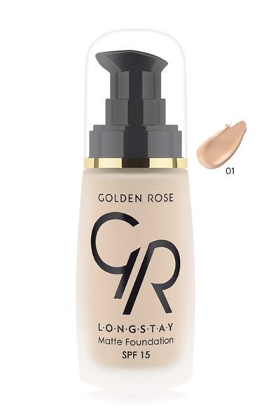 Golden Rose كريم أساس متين غير لامع - قاعدة Longstay Matte رقم: 01 32 مل8691190687014