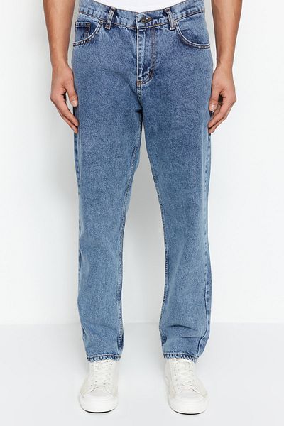 Trendyol Collection Modell TMNSS22JE0227 - Blaue Jeans mit Relax-Fit-Jeans